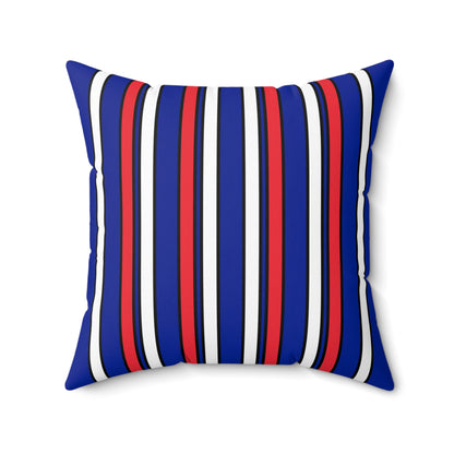 French Southern Territories Retro Stripes Cushion Pillow