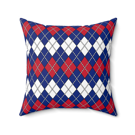 New Zealand Retro Argyle Cushion Pillow
