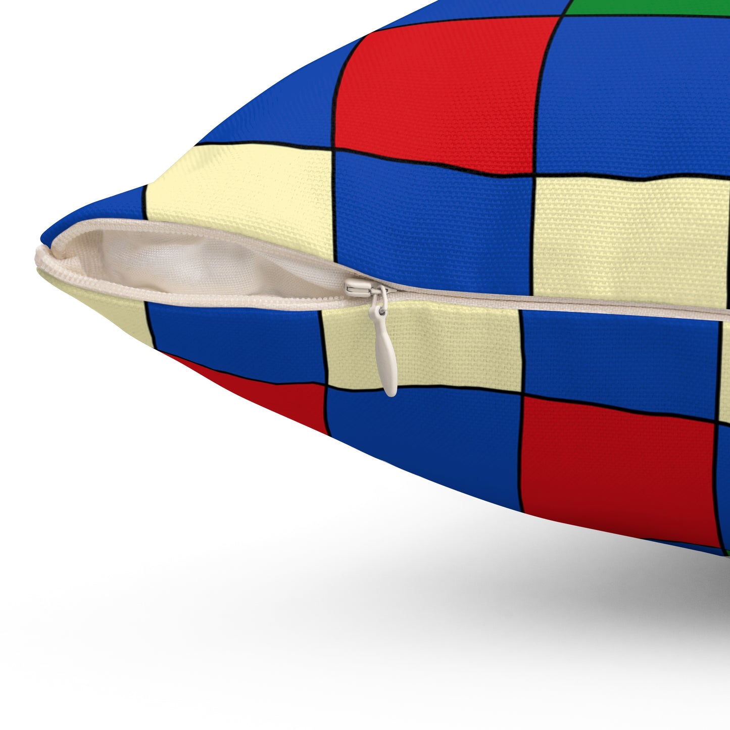 South Sudan Retro Check Cushion Pillow
