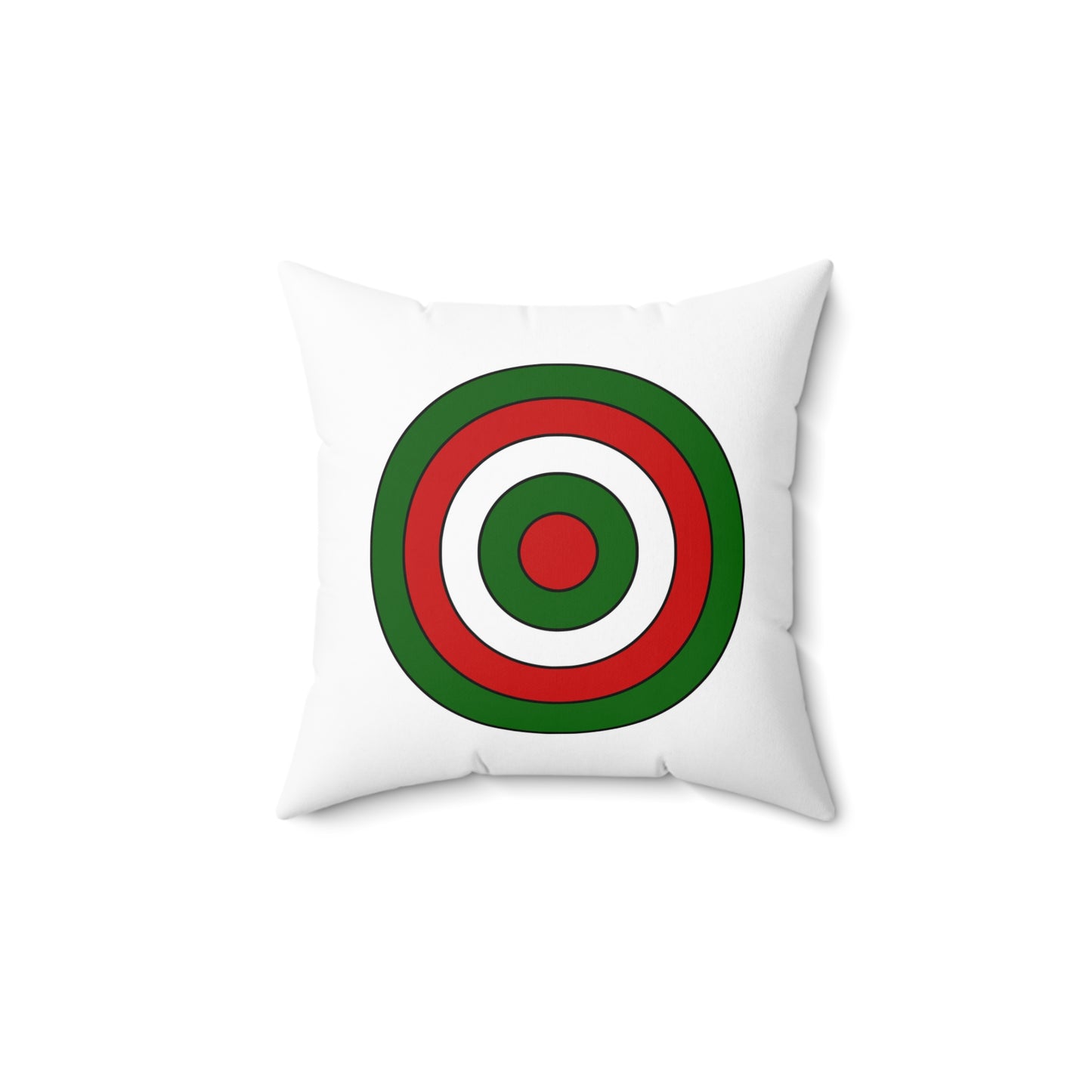 Tajikistan Retro Target Cushion Pillow