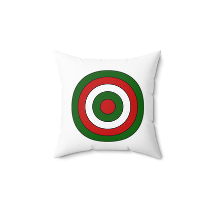 Tajikistan Retro Target Cushion Pillow