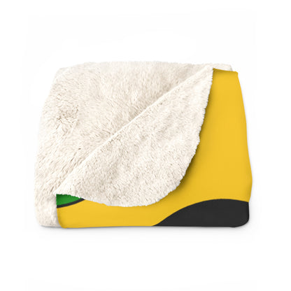 Jamaica Retro Polka Dots Blanket Throw