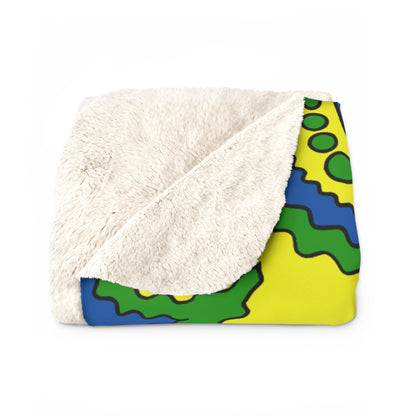 Saint Vincent And The Grenadines Retro Paisley Blanket Throw