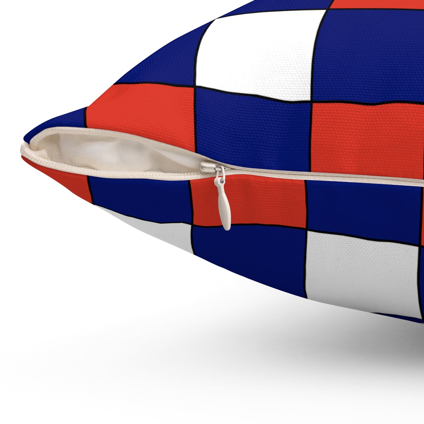 Cabo Verde Retro Check Cushion Pillow