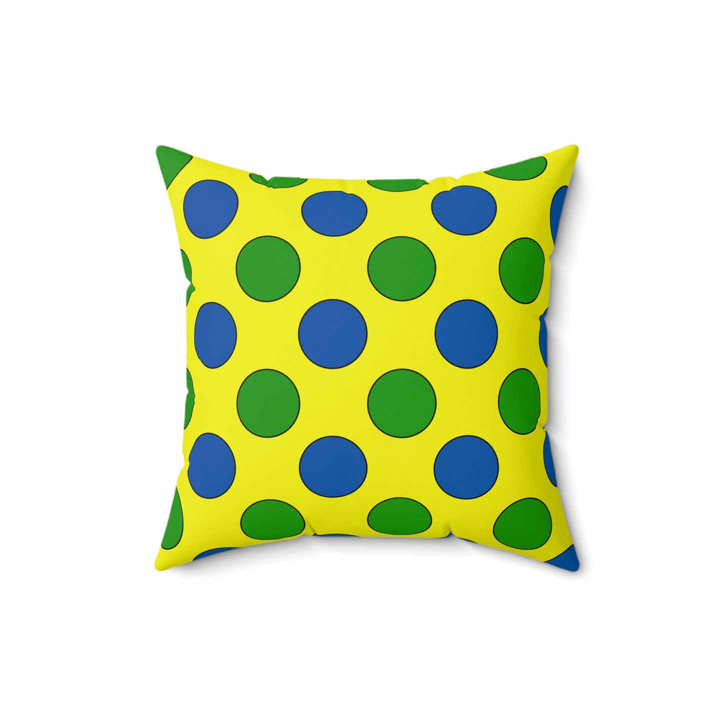 Saint Vincent And The Grenadines Retro Polka Dots Cushion Pillow