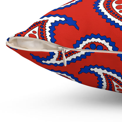 Paraguay Retro Paisley Cushion Pillow