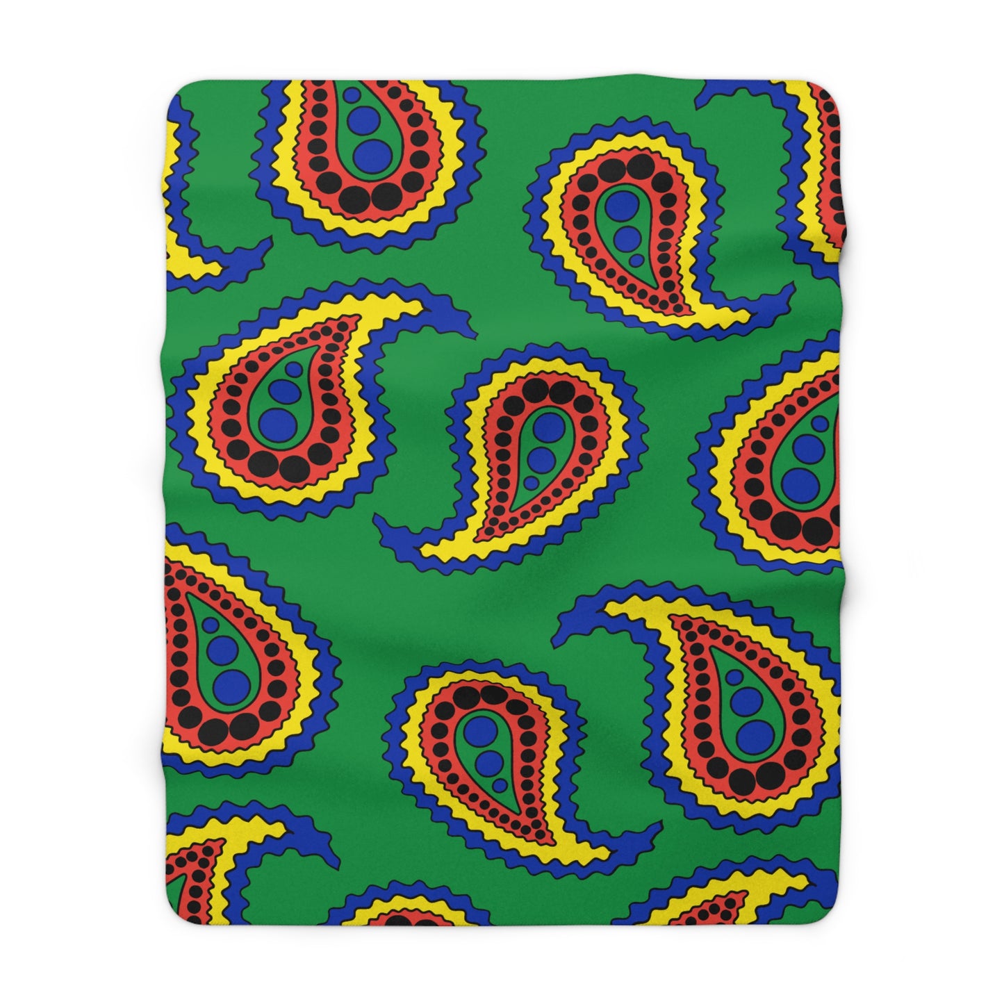 New Caledonia Retro Paisley Blanket Throw