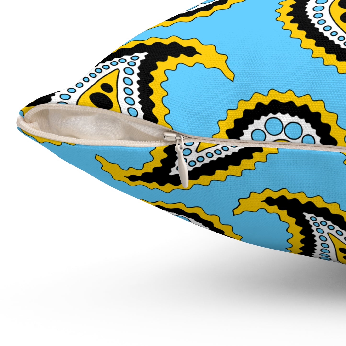 Saint Lucia Retro Paisley Cushion Pillow
