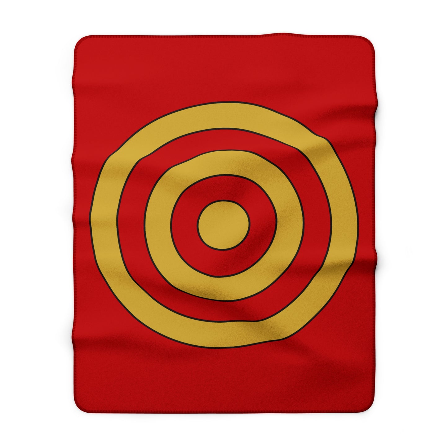 Montenegro Retro Target Blanket Throw