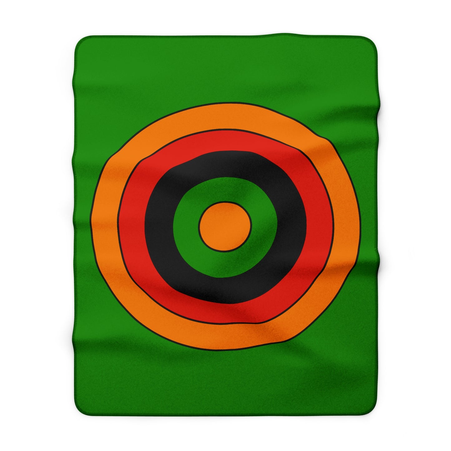 Zambia Retro Target Blanket Throw