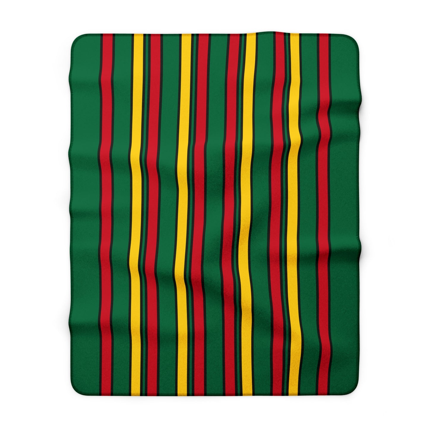 Ghana Retro Stripes Blanket Throw