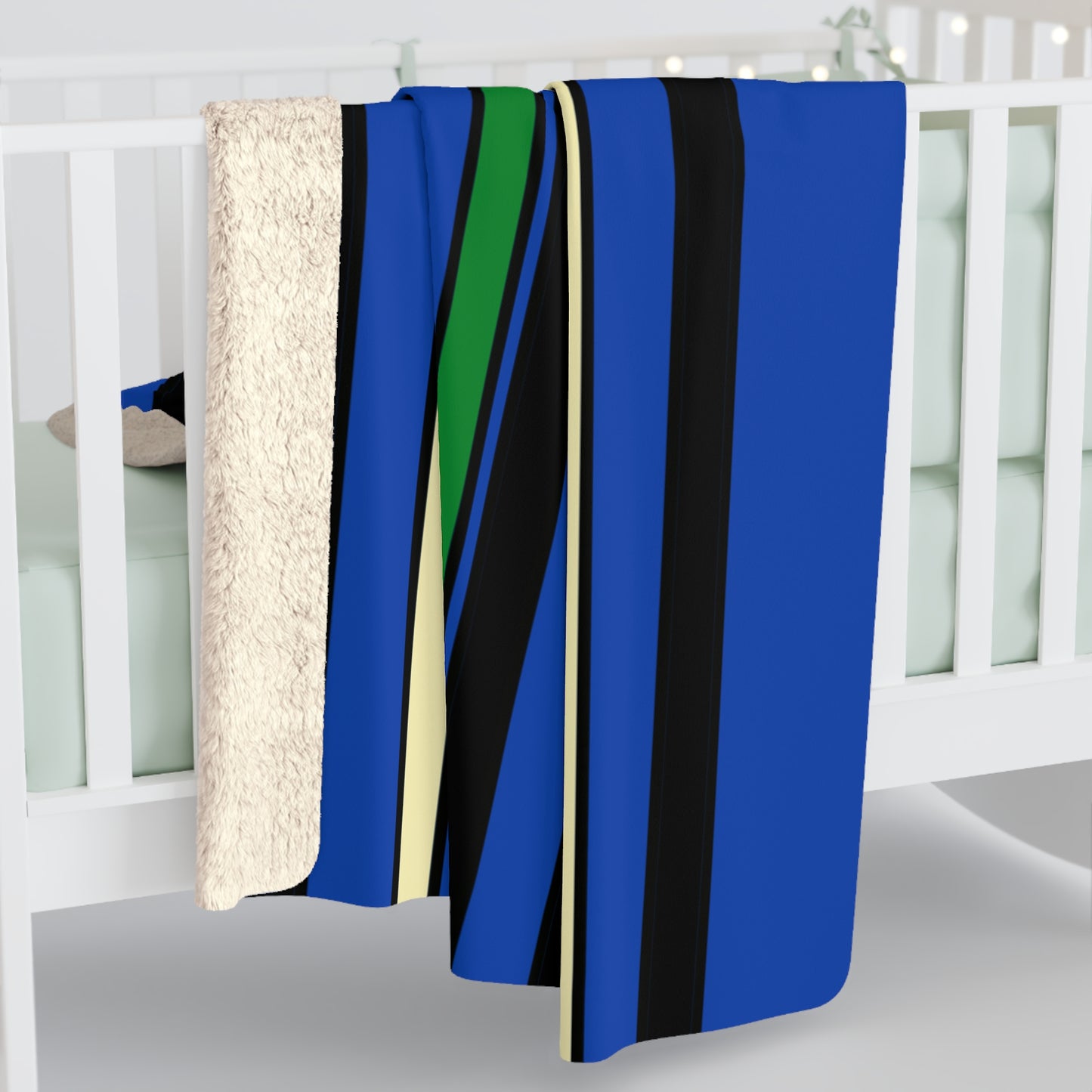 South Sudan Retro Stripes Blanket Throw