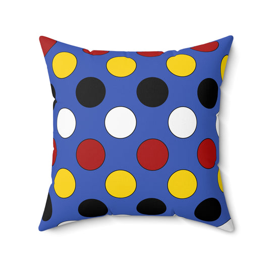 Eswatini Retro Polka Dots Cushion Pillow