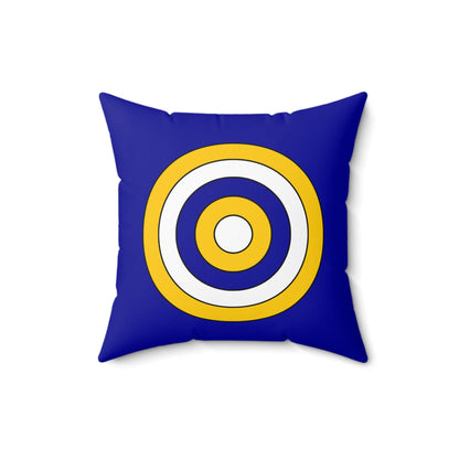 Bosnia And Herzegovina Retro Target Cushion Pillow
