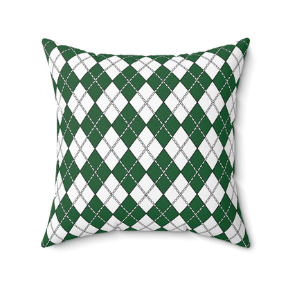Saudi Arabia Retro Argyle Cushion Pillow
