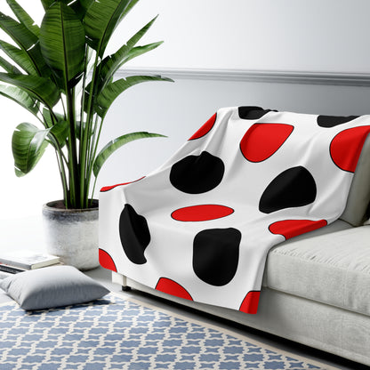 Yemen Retro Polka Dots Blanket Throw