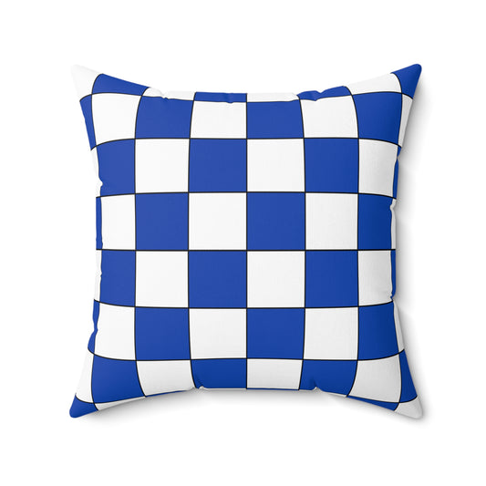 El Salvador Retro Check Cushion Pillow