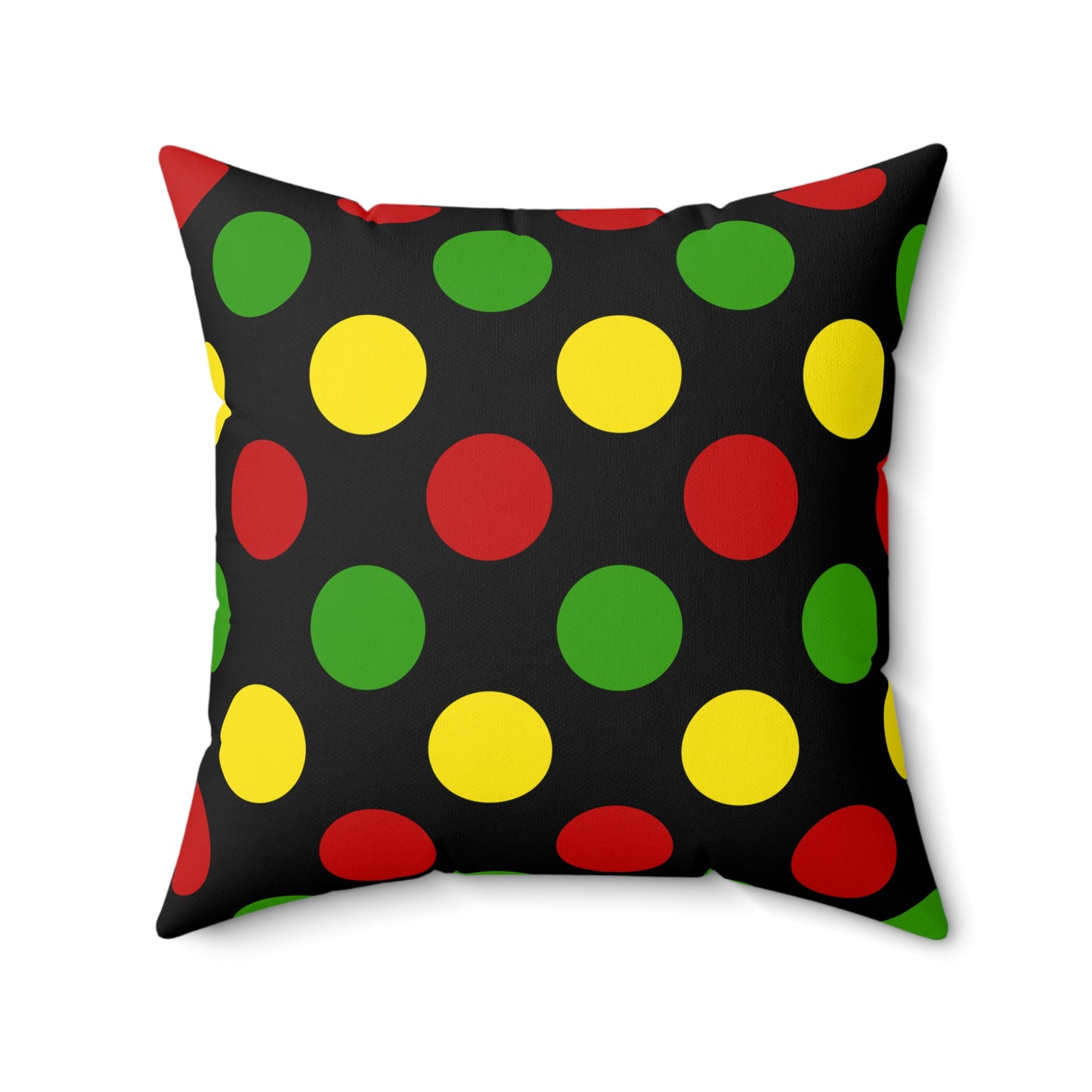 Saint Kitts And Nevis Retro Polka Dots Cushion Pillow