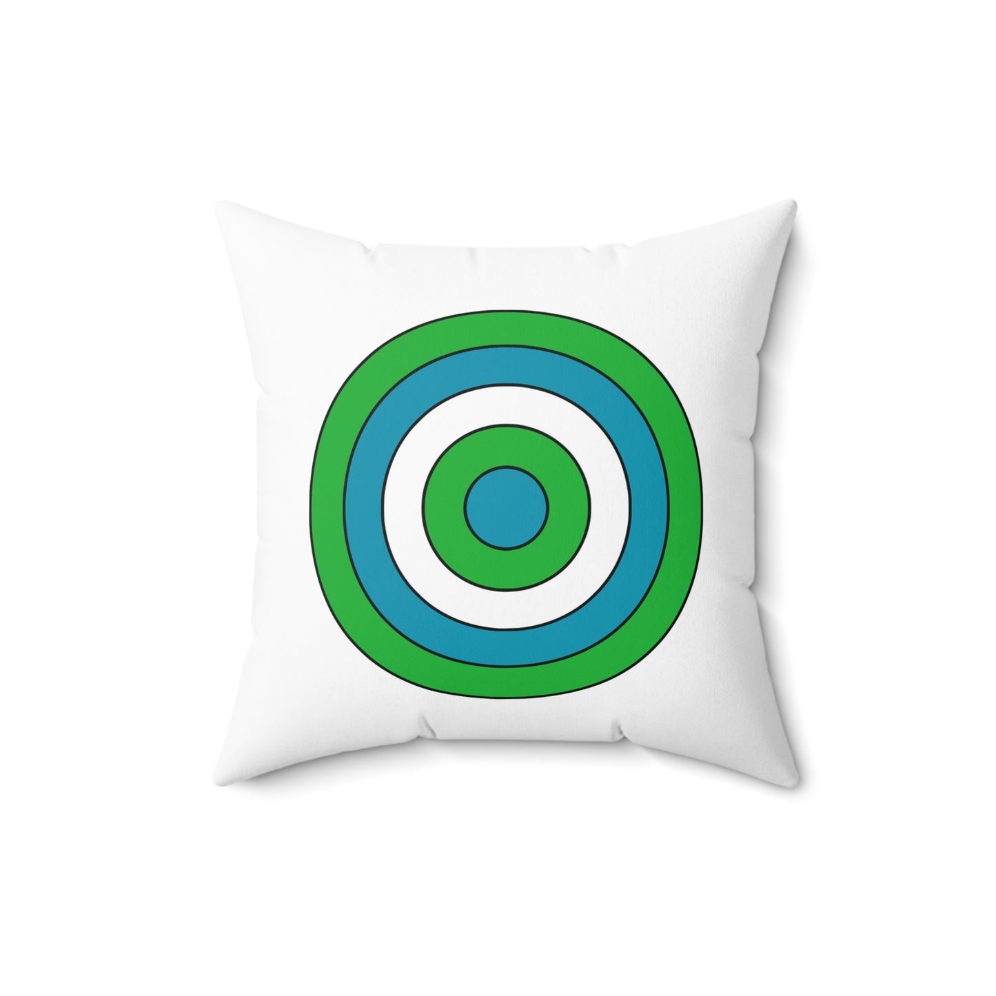 Uzbekistan Retro Target Cushion Pillow