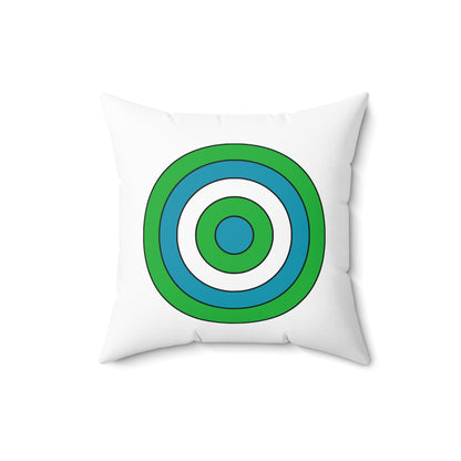 Uzbekistan Retro Target Cushion Pillow