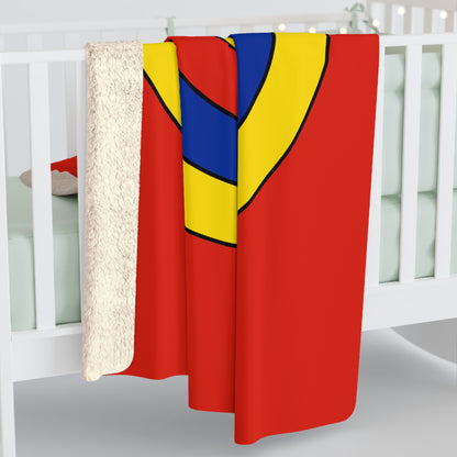 Romania Retro Target Blanket Throw