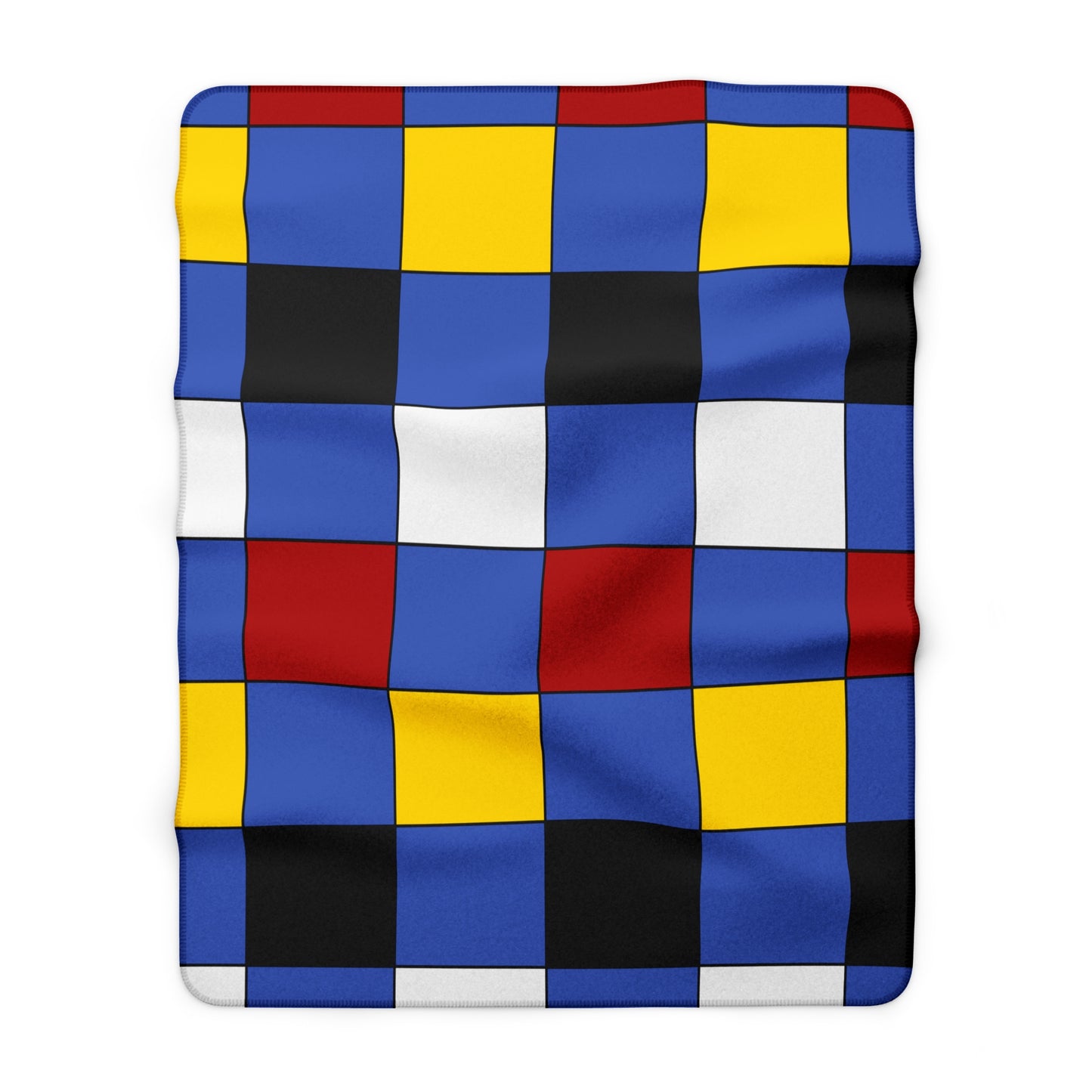 Eswatini Retro Check Blanket Throw