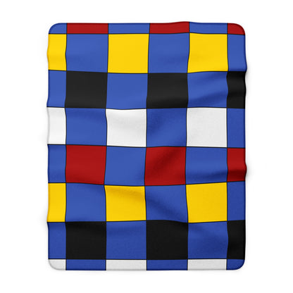 Eswatini Retro Check Blanket Throw