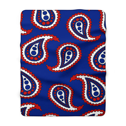 Cuba Retro Paisley Blanket Throw