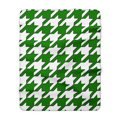 Norfolk Island Retro Houndstooth Blanket Throw