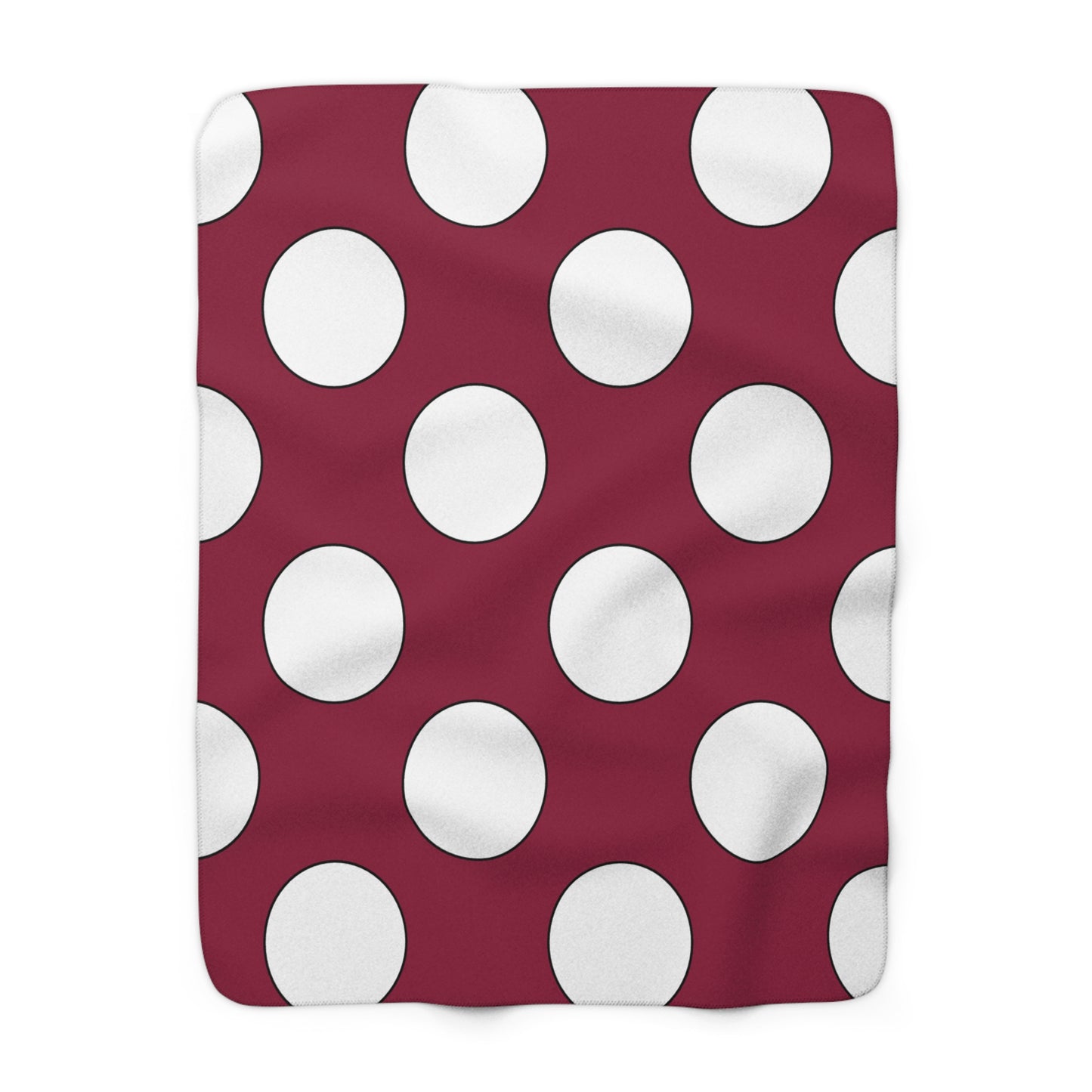 Qatar Retro Polka Dots Blanket Throw