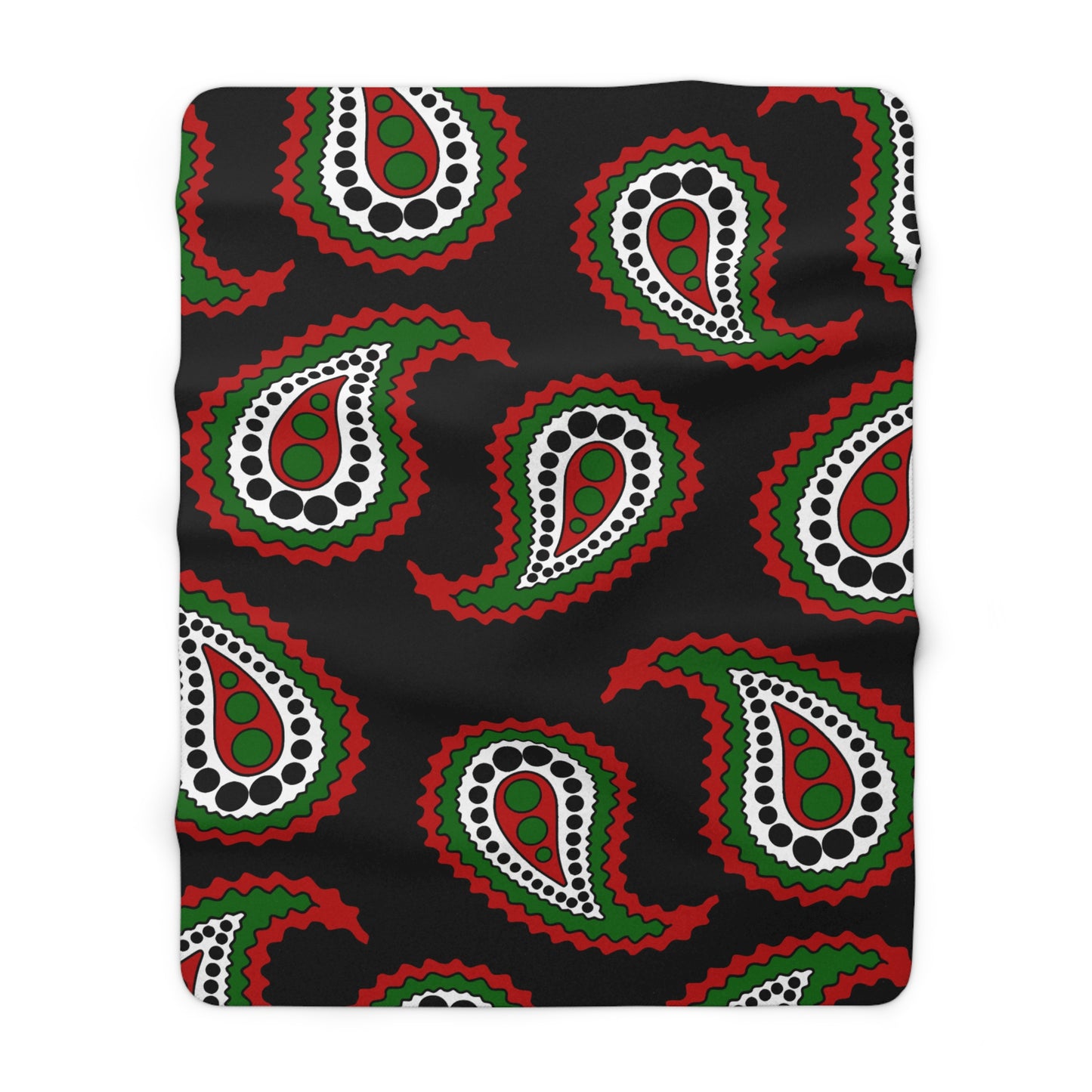 Kenya Retro Paisley Blanket Throw