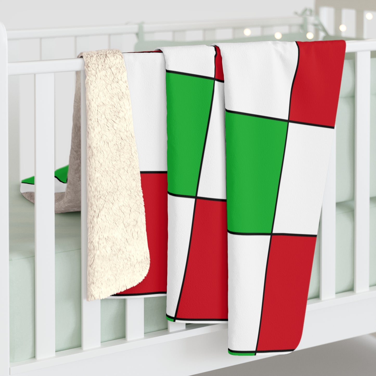 Burundi Retro Check Blanket Throw