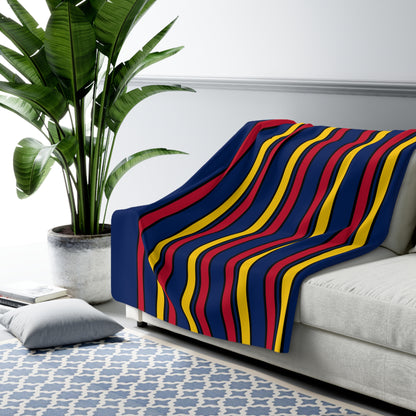 Chad Retro Stripes Blanket Throw
