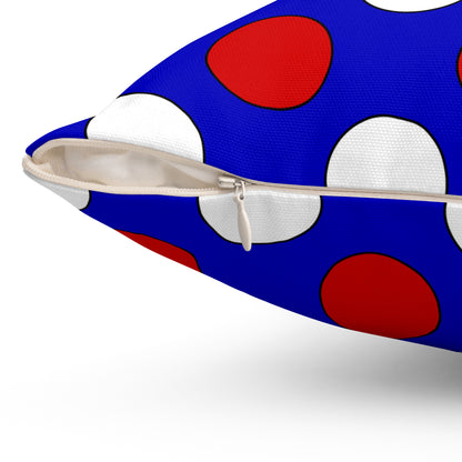 Slovenia Retro Polka Dots Cushion Pillow