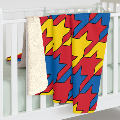 Mongolia Retro Houndstooth Blanket Throw