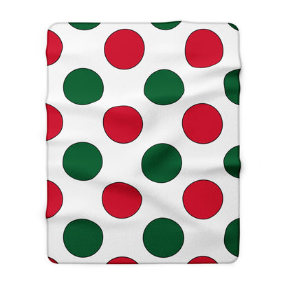 Algeria Retro Polka Dots Blanket Throw