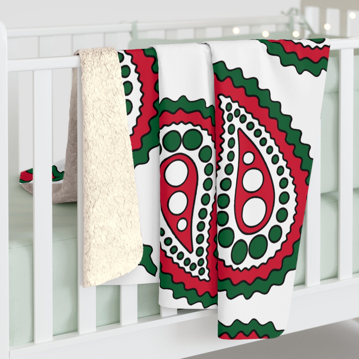 Algeria Retro Paisley Blanket Throw