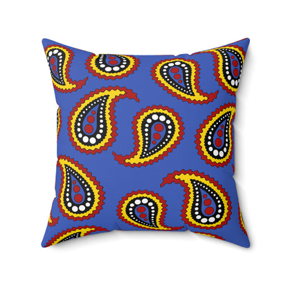 Eswatini Retro Paisley Cushion Pillow