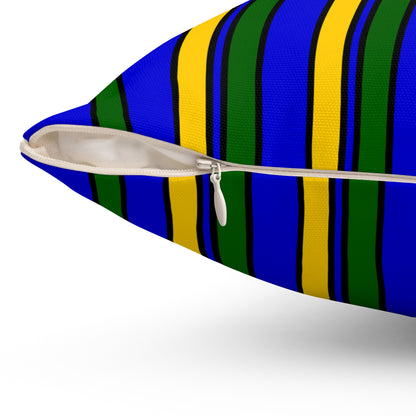 Solomon Islands Retro Stripes Cushion Pillow