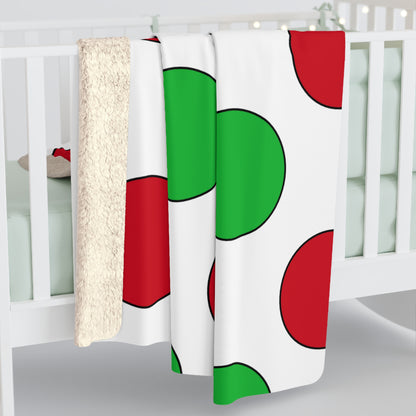 Burundi Retro Polka Dots Blanket Throw