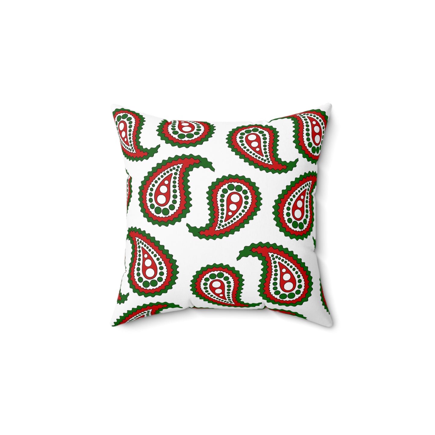 Tajikistan Retro Paisley Cushion Pillow