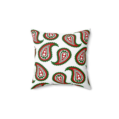 Tajikistan Retro Paisley Cushion Pillow