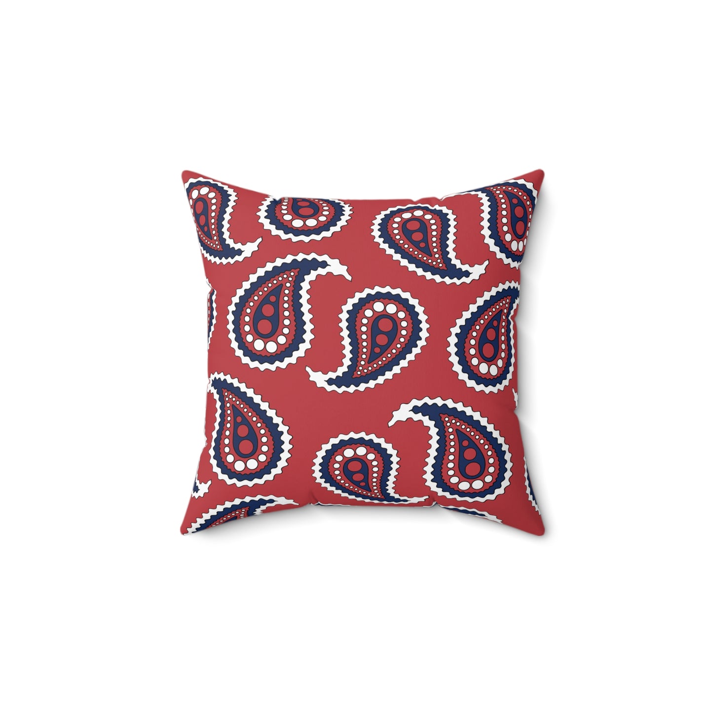 United States of America (USA) Retro Paisley Cushion Pillow
