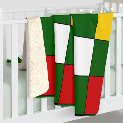 Zimbabwe Retro Check Blanket Throw