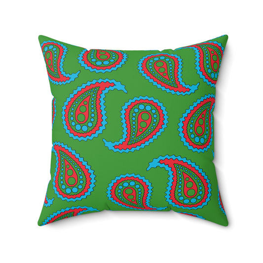 Azerbaijan Retro Paisley Cushion Pillow