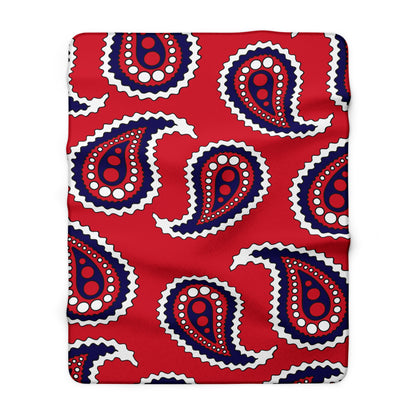 Bermuda Retro Paisley Blanket Throw
