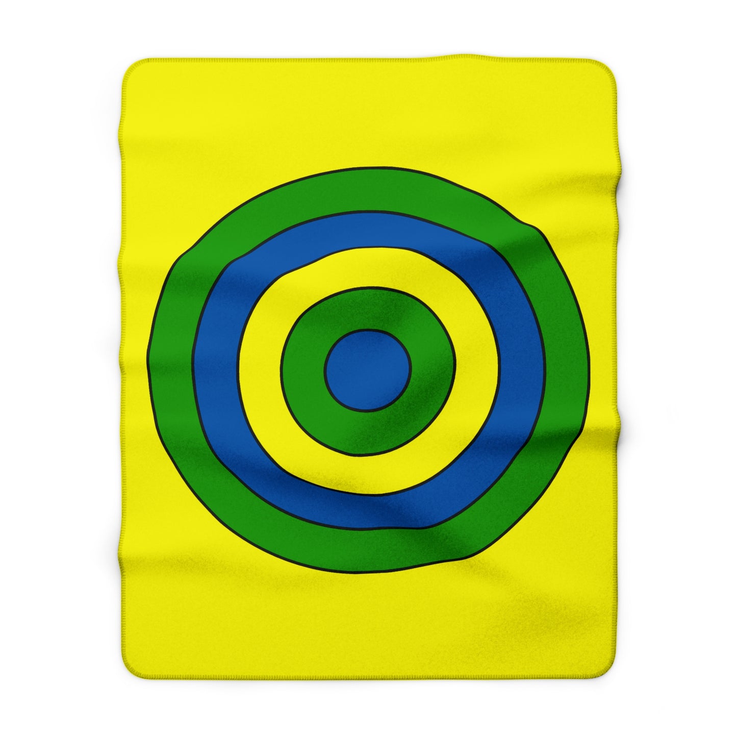 Saint Vincent And The Grenadines Retro Target Blanket Throw