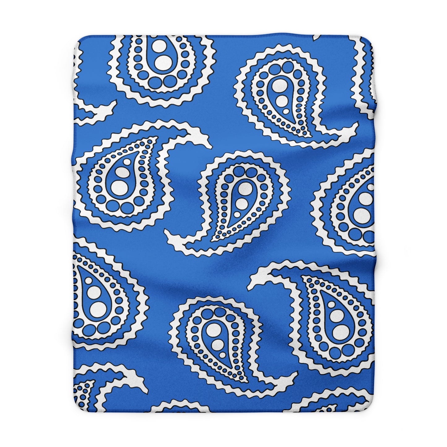 Antarctica Retro Paisley Blanket Throw