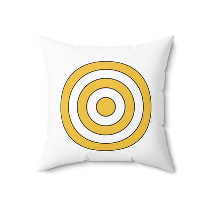 United States Virgin Islands Retro Target Cushion Pillow