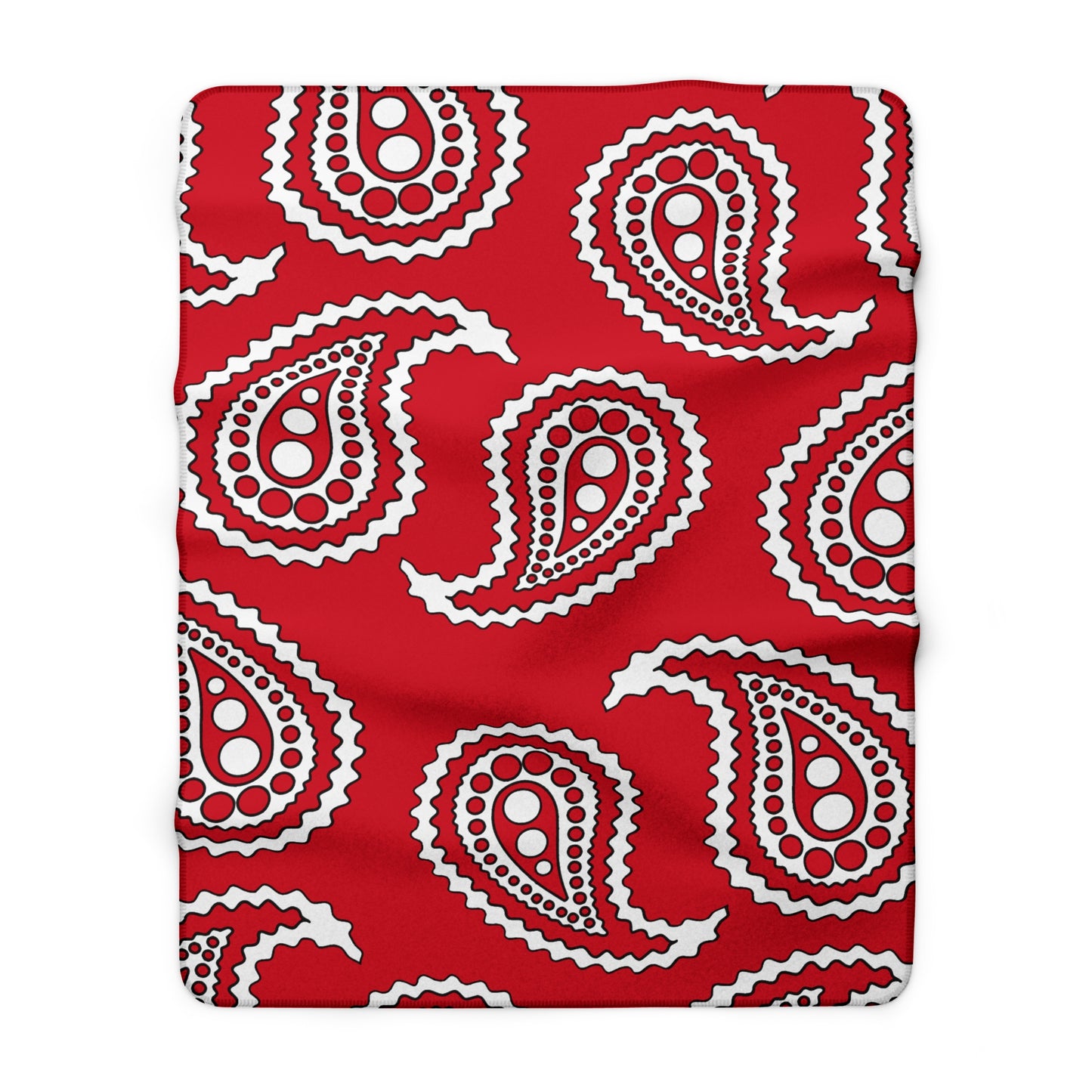 Bahrain Retro Paisley Blanket Throw